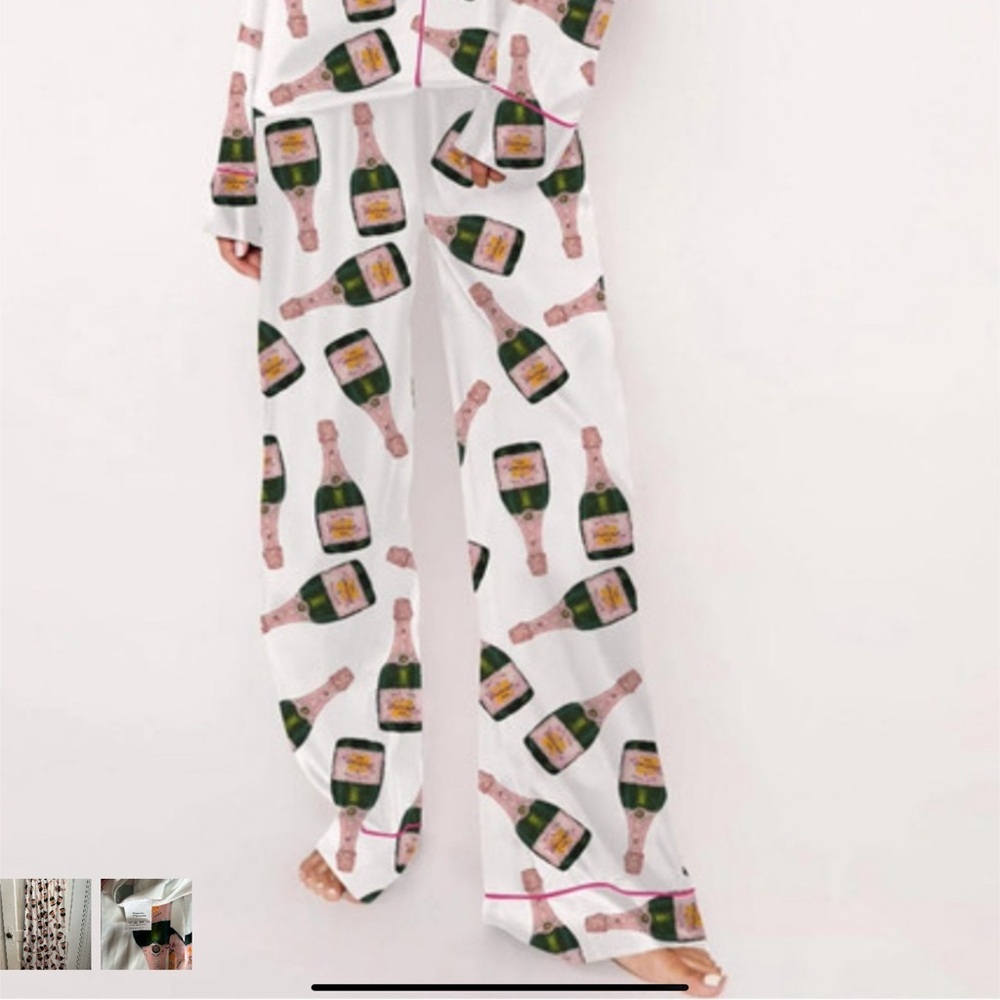 Veuve Clicquot pajama bottoms champagne
